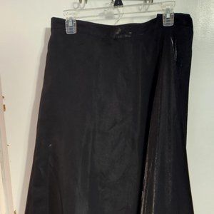 JS Collections Black Maxi Skirt Shimmery size 14